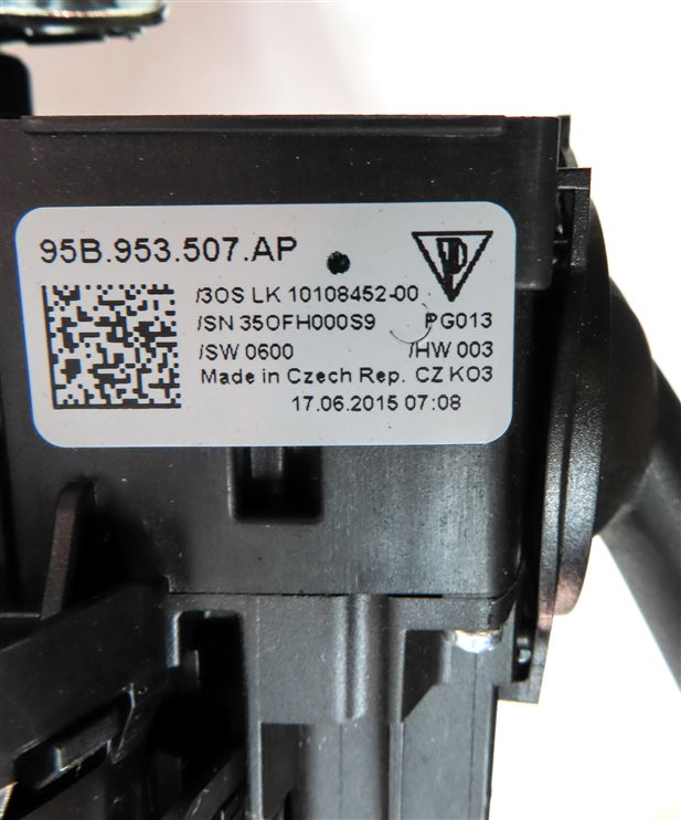 Thumbnail 8: 2011-2016 PORSCHE CAYENNE (958) BLINKER WIPER CRUISE COMBINATION SWITCH