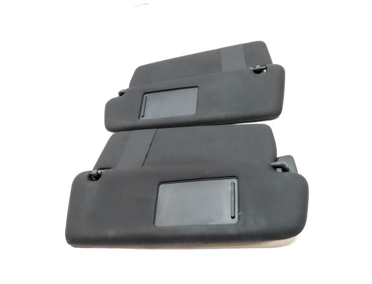 Thumbnail 2: 15-18 PORSCHE CAYENNE (958) FRONT LEFT & RIGHT SUNVISOR SUN VISOR SET (Black)