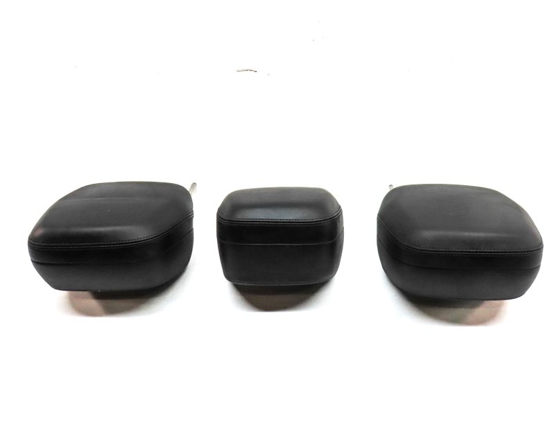 Thumbnail 4: 11-18 PORSCHE CAYENNE (958 970 G1) REAR LEFT RIGHT CENTER HEADREST SET 3 (Black)