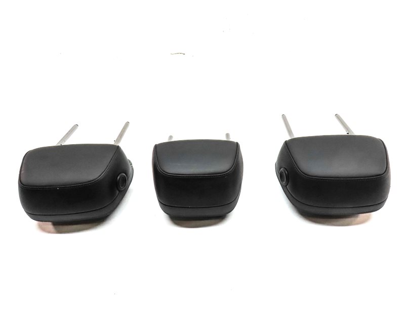 Thumbnail 5: 11-18 PORSCHE CAYENNE (958 970 G1) REAR LEFT RIGHT CENTER HEADREST SET 3 (Black)