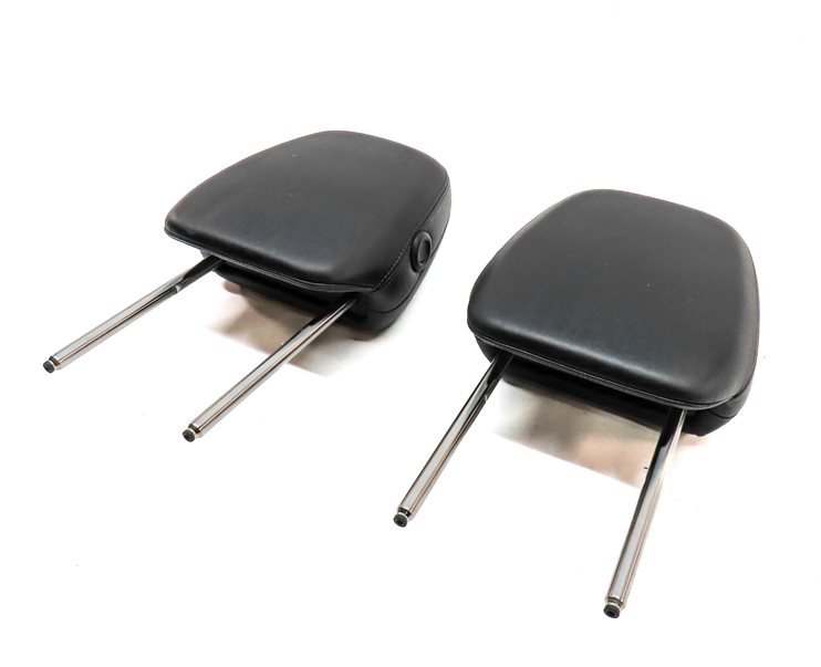 11-18 PORSCHE CAYENNE (958 970 G1) FRONT LEFT & RIGHT SEAT HEADREST SET2 (Black)
