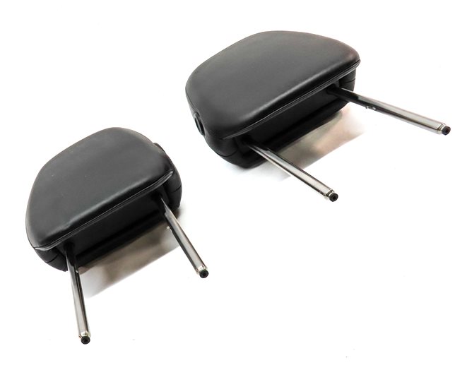 Thumbnail 3: 11-18 PORSCHE CAYENNE (958 970 G1) FRONT LEFT & RIGHT SEAT HEADREST SET2 (Black)