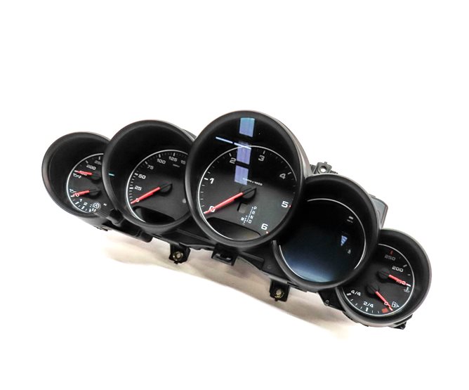 Thumbnail 1: 13-16 PORSCHE CAYENNE (958) DIESEL SPEEDOMETER INSTRUMENT GAUGE CLUSTER (156k)