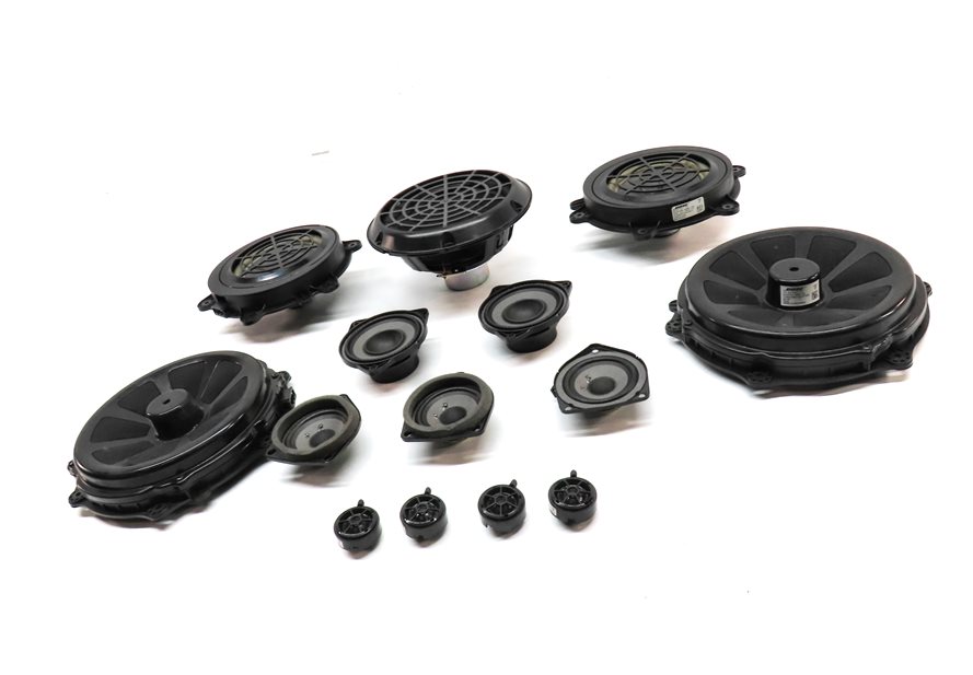Thumbnail 2: 2016 PORSCHE CAYENNE (958) RADIO STEREO BOSE AUDIO TWEETER DOOR SPEAKER SET-14