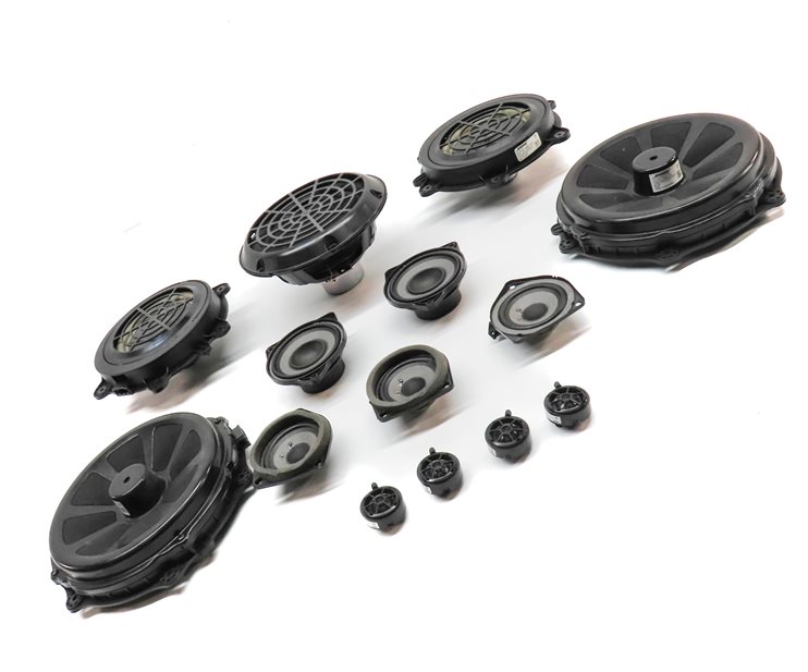Thumbnail 3: 2016 PORSCHE CAYENNE (958) RADIO STEREO BOSE AUDIO TWEETER DOOR SPEAKER SET-14