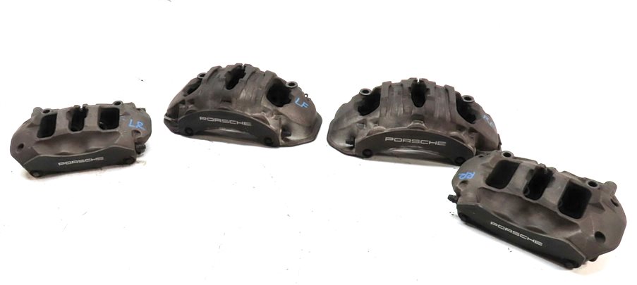 2015-2018 PORSCHE CAYENNE (958) FRONT & REAR BREMBO DISC BRAKE CALIPER SET-4