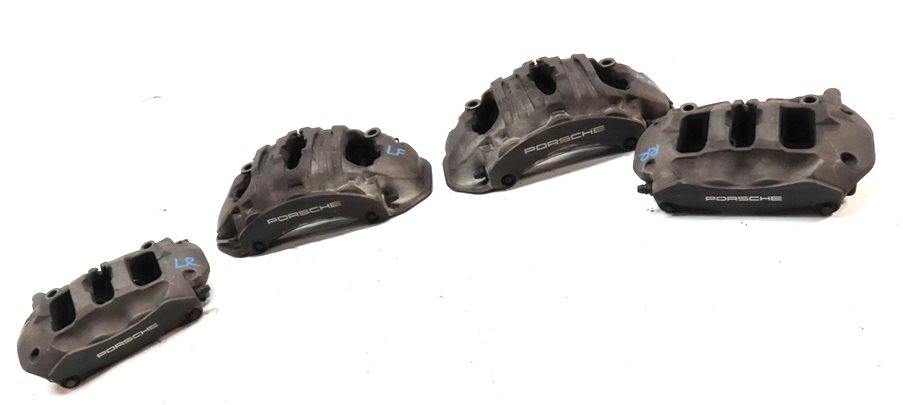 Thumbnail 2: 2015-2018 PORSCHE CAYENNE (958) FRONT & REAR BREMBO DISC BRAKE CALIPER SET-4