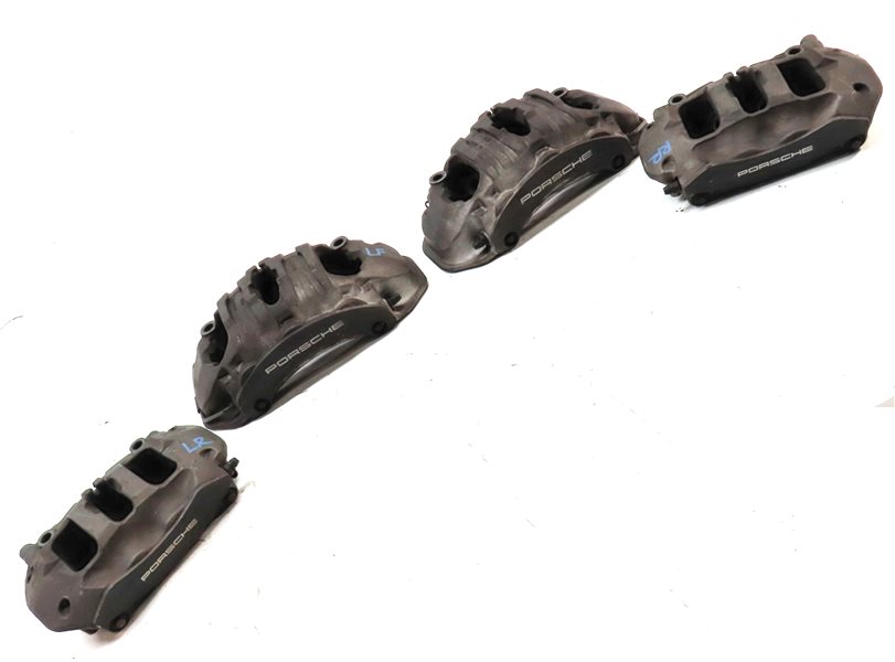 Thumbnail 3: 2015-2018 PORSCHE CAYENNE (958) FRONT & REAR BREMBO DISC BRAKE CALIPER SET-4