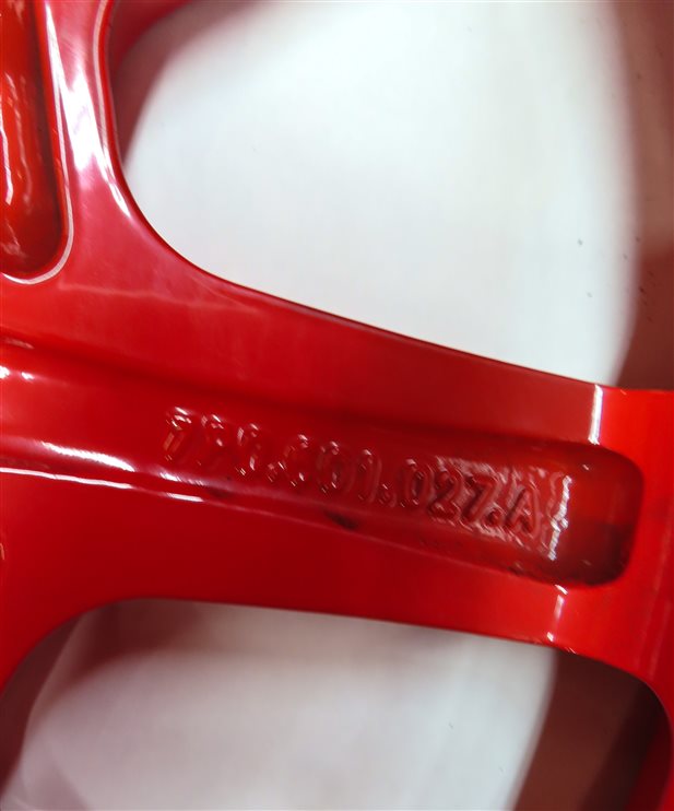 Thumbnail 7: 20123-2018 PORSCHE CAYENNE (958) 18x6.5 ALUMINUM ALLOY WHEEL SPARE TIRE (RED)