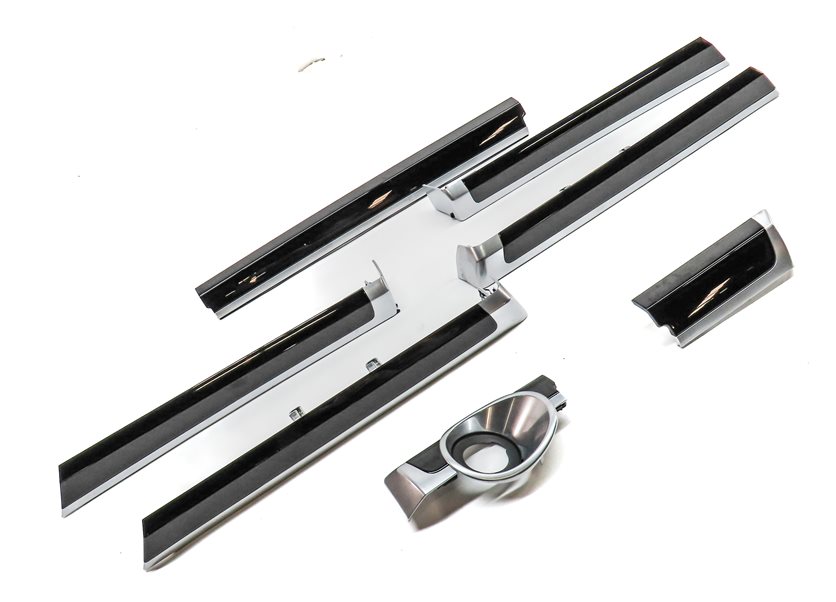 Thumbnail 3: 2016 PORSCHE CAYENNE (958) DASH DOOR INTERIOR TRIM PANEL SET (PIANO BLACK)