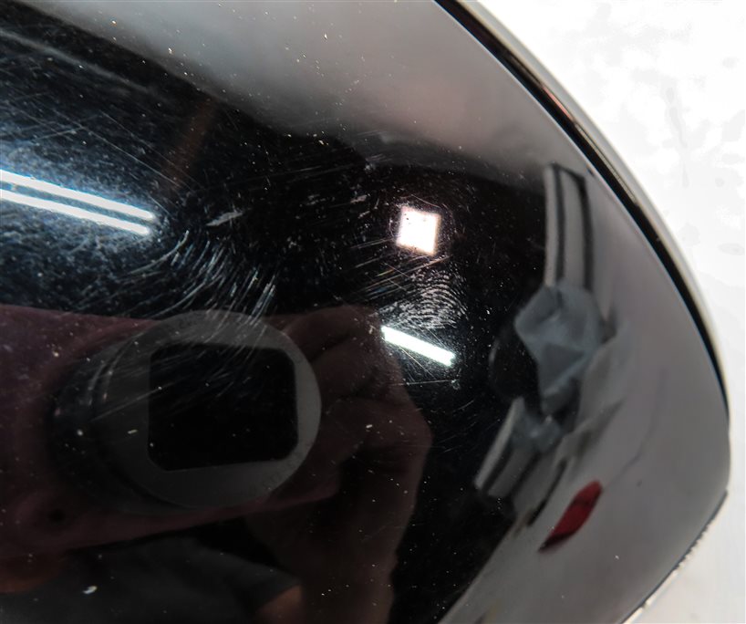 Thumbnail 8: 15-18 PORSCHE CAYENNE (958) LEFT BLIND SPOT P-FOLD AUTODIM DOOR MIRROR (Black)