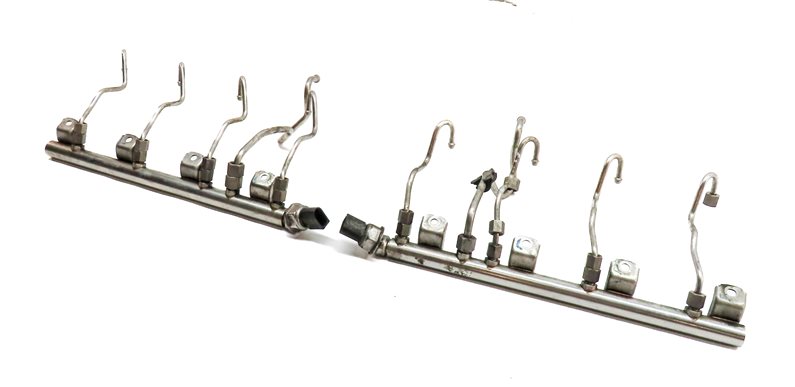 2009 BMW X6 (E71) 4.4L (N63) LEFT & RIGHT ENGINE FUEL RAIL SET w/LINES