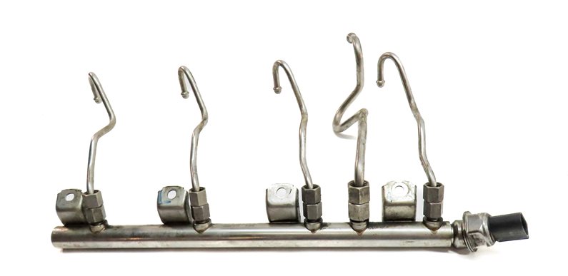 Thumbnail 7: 2009 BMW X6 (E71) 4.4L (N63) LEFT & RIGHT ENGINE FUEL RAIL SET w/LINES