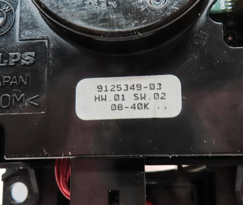 Thumbnail 6: 2009 BMW X6 (E71) iDRIVE MEDIA CONTROL SELECTOR SWITCH KNOB