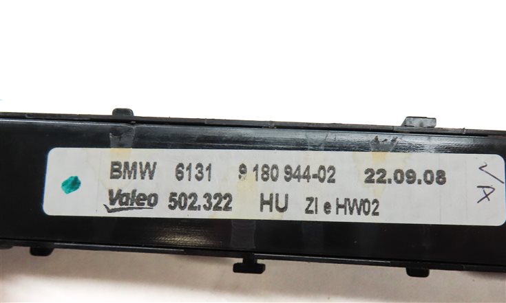 Thumbnail 6: 09 BMW X6 E71 PARK ASSIST HILL DESCENT TRACTION HEATED SEAT TRUNK RELEASE SWITCH