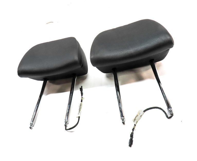 Thumbnail 2: 2008-2011 BMW X5 X6 E70 E71 FRONT LEFT & RIGHT SEAT HEADREST SET/2 (Black)