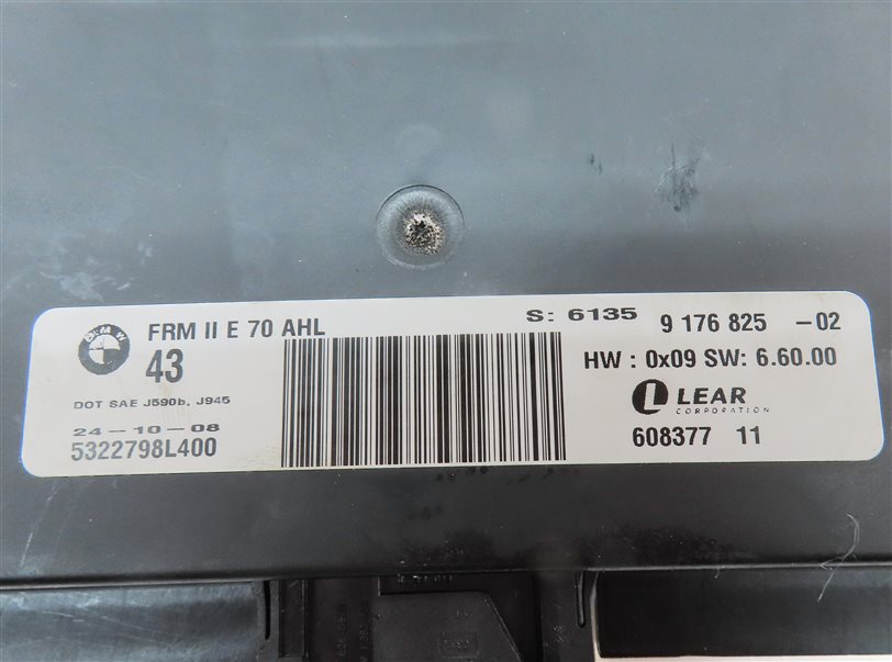 Thumbnail 5: 07-14 BMW X5 X5M X6 X6M (E70 E71) FRM2 FRM II AHL BCM BODY LIGHT CONTROL MODULE