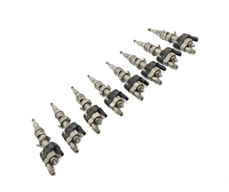Thumbnail 3: 08-16 BMW 3 5 7 X5 X6 Z4 3.0L N54 4.4L N63 FUEL INJECTOR SET/8 (ALL INDEX 12)