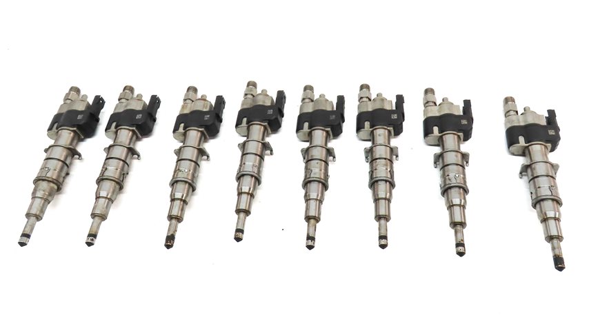 Thumbnail 4: 08-16 BMW 3 5 7 X5 X6 Z4 3.0L N54 4.4L N63 FUEL INJECTOR SET/8 (ALL INDEX 12)