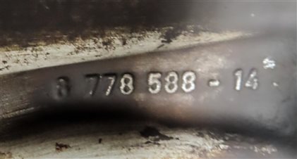 Thumbnail 4: 08-14 BMW X5M X6 X6M ///M (E70 E71) 20x10 ALUMINUM ALLOY 5-SPOKE FRONT WHEEL RIM