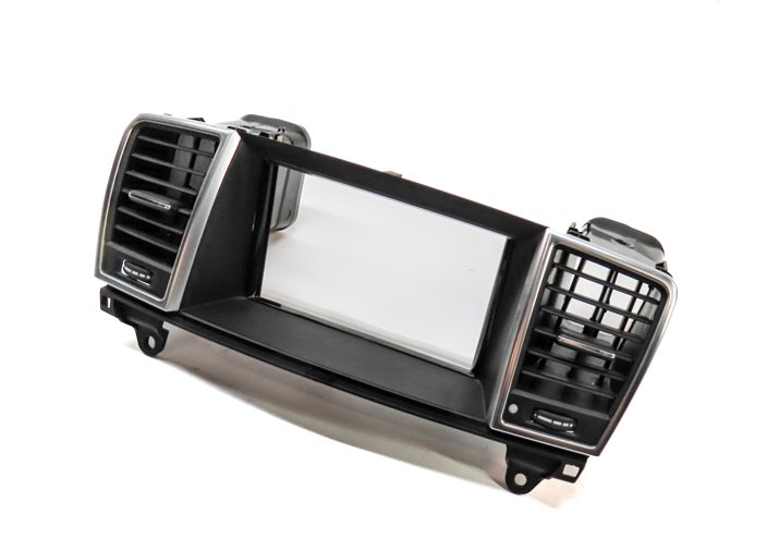 13 MERCEDES ML350 (W166) FRONT CENTER SCREEN TRIM DUAL HEAT AIR AC VENT (Black)