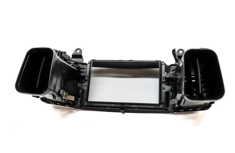 Thumbnail 4: 13 MERCEDES ML350 (W166) FRONT CENTER SCREEN TRIM DUAL HEAT AIR AC VENT (Black)