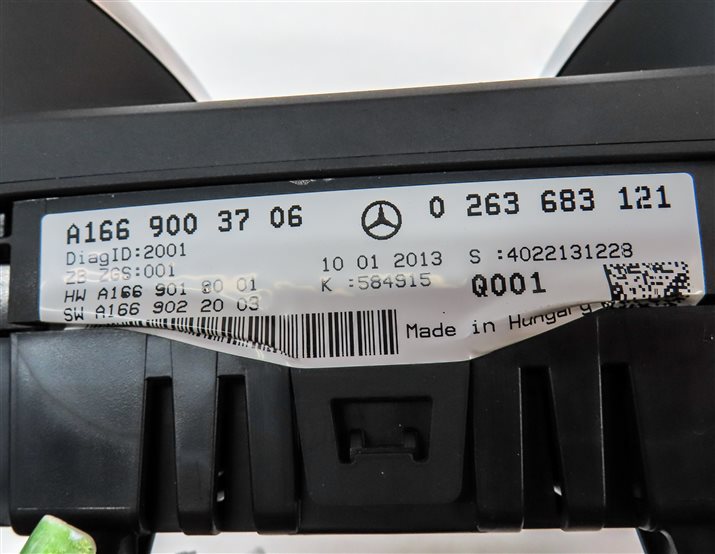 Thumbnail 7: 13 MERCEDES ML GL (W166 X166) SPEEDOMETER INSTRUMENT GUAGE CLUSTER (206k)