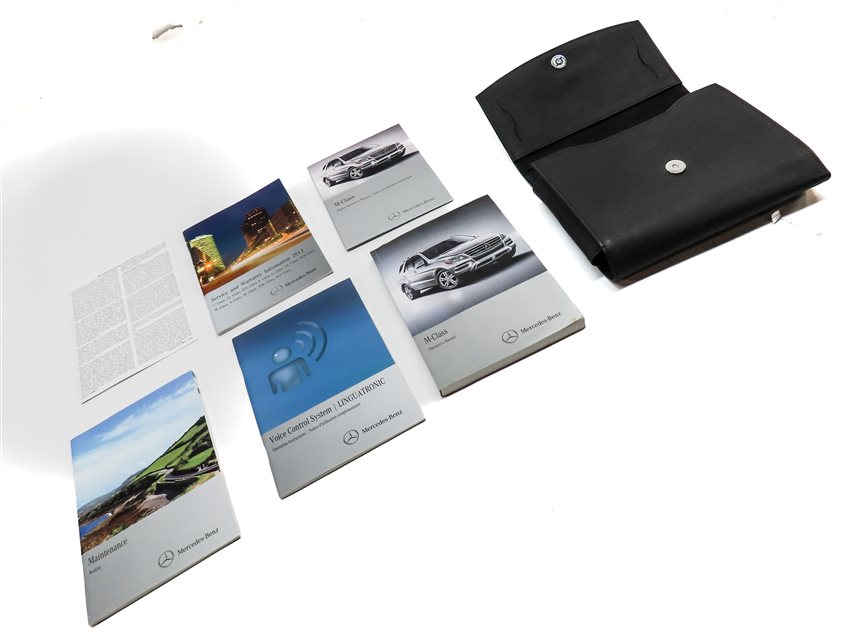Thumbnail 3: 2013 MERCEDES ML350 (W166) 3.0L DIESEL (642.826) ENGINE OWNERS MANUAL SET w/CASE