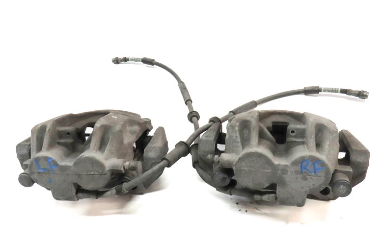 Thumbnail 4: 2012-2019 MERCEDES GL350 GL450 GLS350 ML350 (W166 X166) FRONT BRAKE CALIPER SET