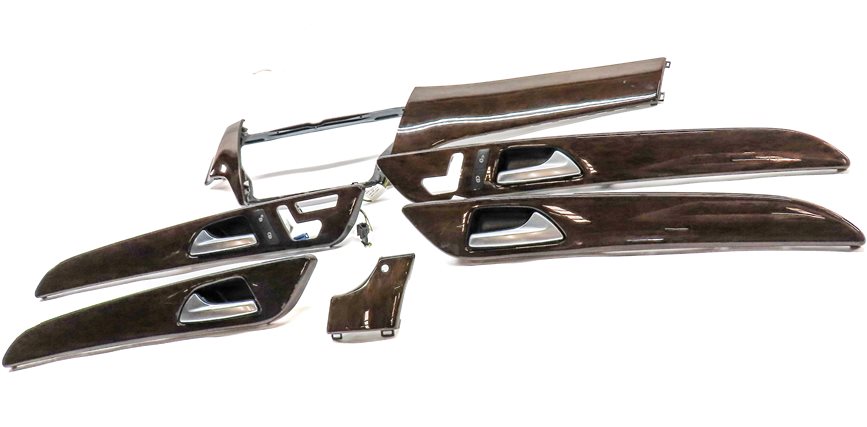 Thumbnail 2: 2013 MERCEDES ML350 (W166) INTERIOR DASH FRONT/REAR DOOR TRIM SET/6 (EUCALYPTUS)