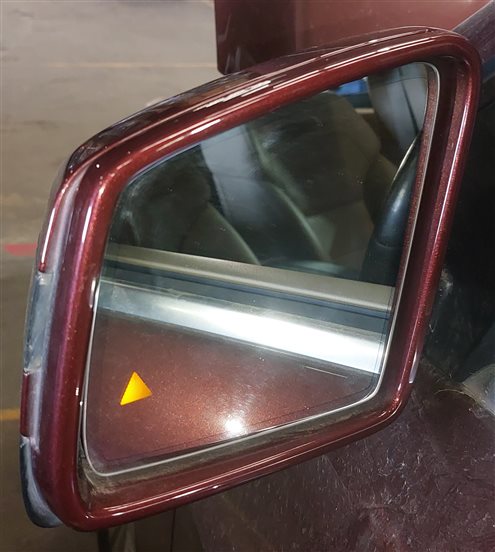 Thumbnail 3: 12-16 MERCEDES GL450 GL550 ML350 (W166 X166) LEFT BLIND SPOT MIRROR (Vermillion)