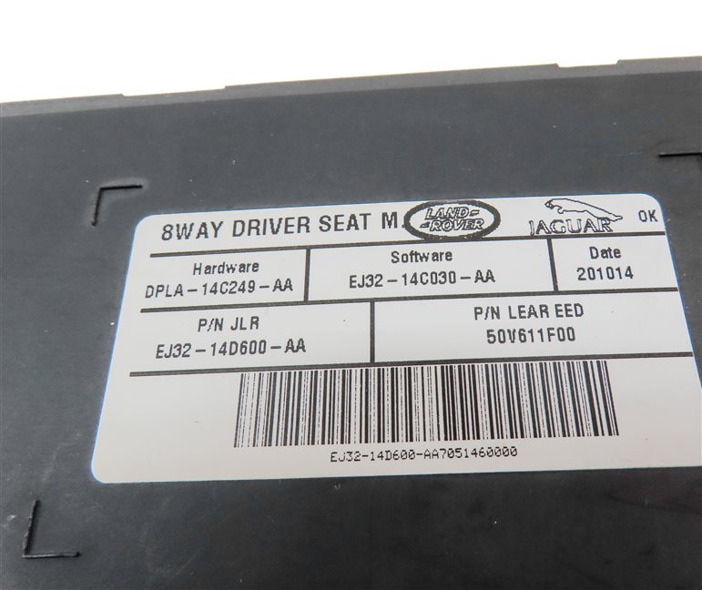 Thumbnail 4: 2015 RANGE ROVER EVOQUE (L538) FRONT LEFT DRIVER SEAT CONTROL MODULE