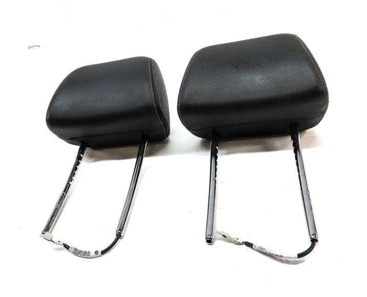 Thumbnail 2: 11-17 BMW X3 (F25) FRONT LEFT & RIGHT COMFORT SEAT HEADREST SET 2 (Black)
