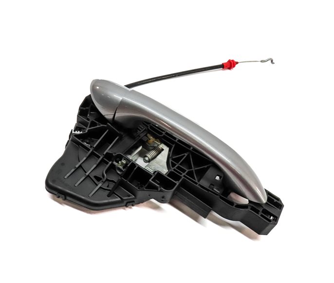 12 MERCEDES GL350 (X164) REAR RIGHT EXTERIOR DOOR HANDLE w/out KEYLESS (Silver)