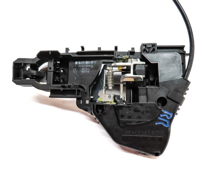 Thumbnail 5: 12 MERCEDES GL350 (X164) REAR RIGHT EXTERIOR DOOR HANDLE w/out KEYLESS (Silver)