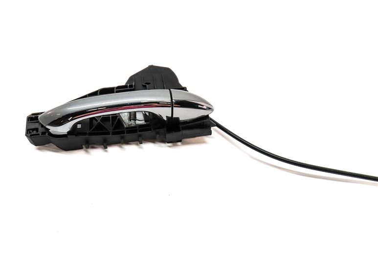 Thumbnail 4: 12 MERCEDES GL350 X164 FRONT RIGHT PASSENGER DOOR HANDLE w/out KEYLESS (Silver)