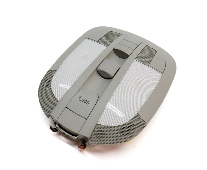 2012 MERCEDES GL350 (X164) FRONT OVERHEAD DOME LIGHT LAMP w/ SWITCHES (Gray)