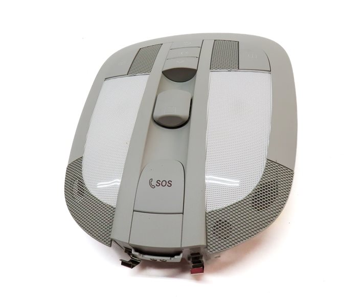 Thumbnail 2: 2012 MERCEDES GL350 (X164) FRONT OVERHEAD DOME LIGHT LAMP w/ SWITCHES (Gray)
