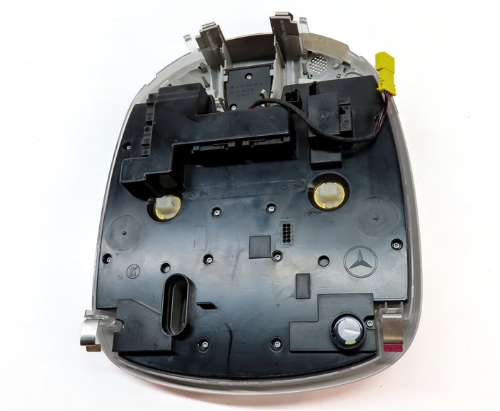 Thumbnail 6: 2012 MERCEDES GL350 (X164) FRONT OVERHEAD DOME LIGHT LAMP w/ SWITCHES (Gray)