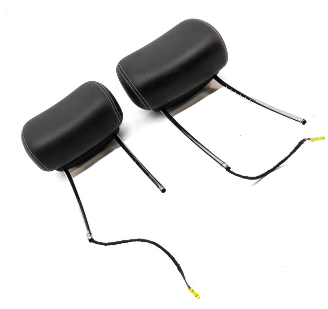 Thumbnail 3: 07-09 MERCEDES GL-CLASS X164 FRONT LEFT & RIGHT SEAT HEADREST SET/2(Black) 