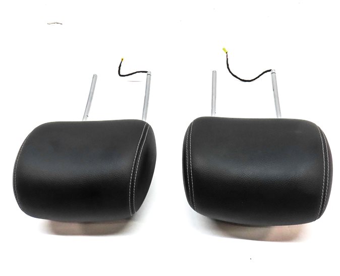 Thumbnail 4: 07-09 MERCEDES GL-CLASS X164 FRONT LEFT & RIGHT SEAT HEADREST SET/2(Black) 