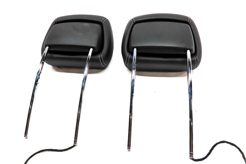Thumbnail 6: 07-09 MERCEDES GL-CLASS X164 FRONT LEFT & RIGHT SEAT HEADREST SET/2(Black) 