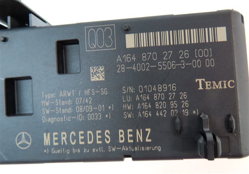 Thumbnail 5: 2012 MERCEDES GL350 (X164) REAR TRUNK TAILGATE LIFTGATE HATCH CONTROL MODULE