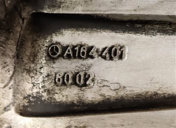 Thumbnail 4: 10-12 MERCEDES GL350 GL450 (X164) 20x8.5 ALUMINUM 5-SPLIT SPOKE WHEEL RIM 