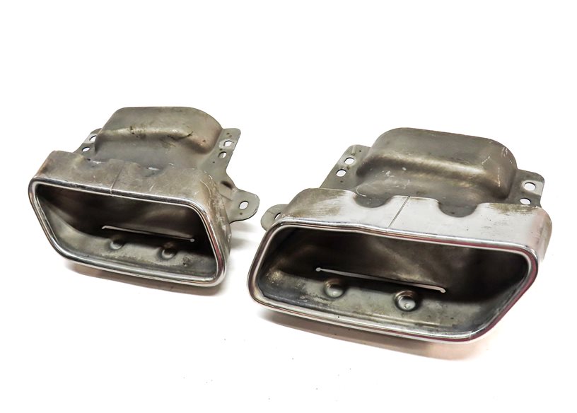 07-12 MERCEDES GL (X164) 3.0L DIESEL REAR LEFT & RIGHT MUFFLER EXHAUST TIP SET 2