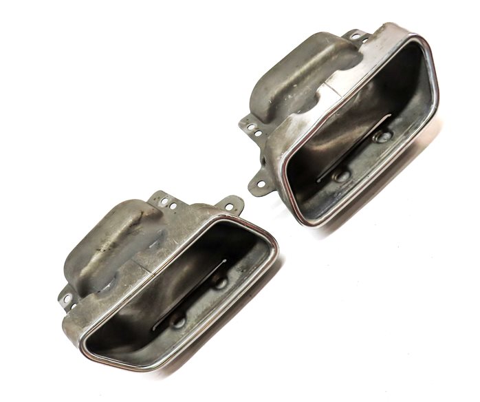Thumbnail 3: 07-12 MERCEDES GL (X164) 3.0L DIESEL REAR LEFT & RIGHT MUFFLER EXHAUST TIP SET 2