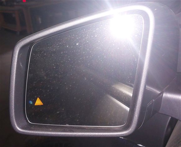 Thumbnail 2: 11-12 MERCEDES GL ML CLASS W164 X164 LEFT P-FOLD AUTODIM MEMORY MIRROR (Silver)