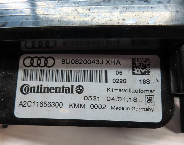 Thumbnail 6: 2017-2018 AUDI Q3 (8U) FRONT HEATER A/C TEMPERATURE CONTROL PANEL (HEATED SEAT)