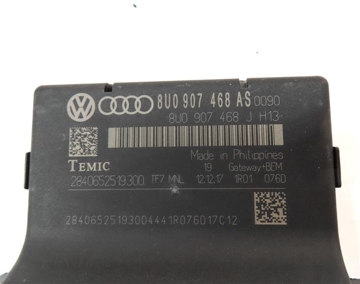 Thumbnail 17: 18 AUDI Q3 8U 2.0L TURBO CCTA SPEEDOMETER ECU IMMOBILIZER MODULE KEY SET (108k)