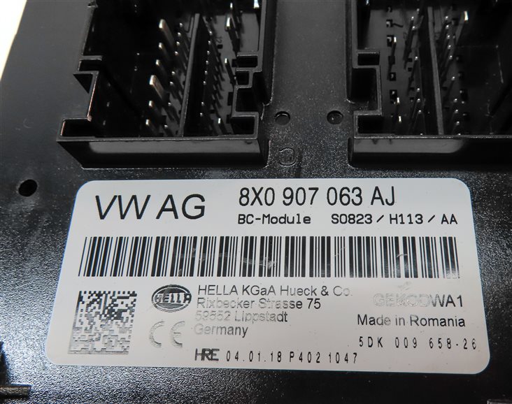 Thumbnail 19: 18 AUDI Q3 8U 2.0L TURBO CCTA SPEEDOMETER ECU IMMOBILIZER MODULE KEY SET (108k)